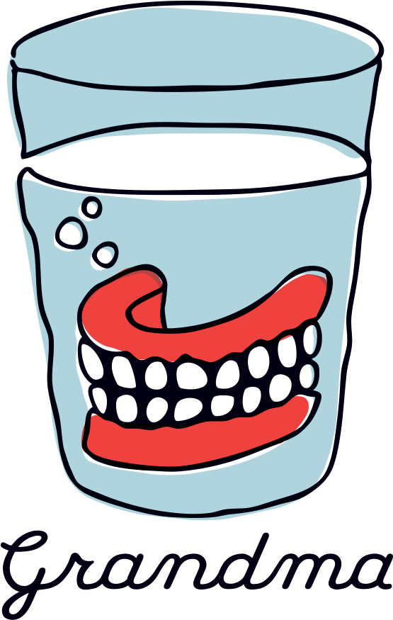 Grandma Clipart (616x937), Png Download