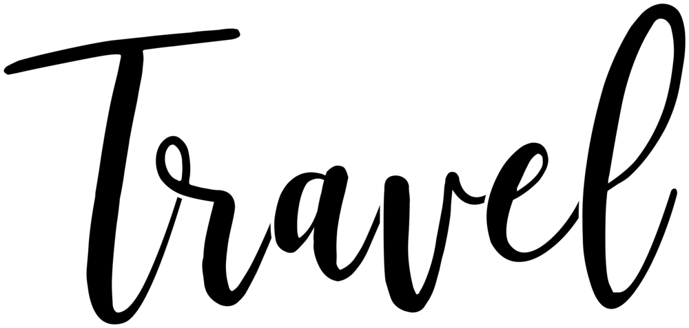 Travel - Calligraphy Clipart (1000x477), Png Download