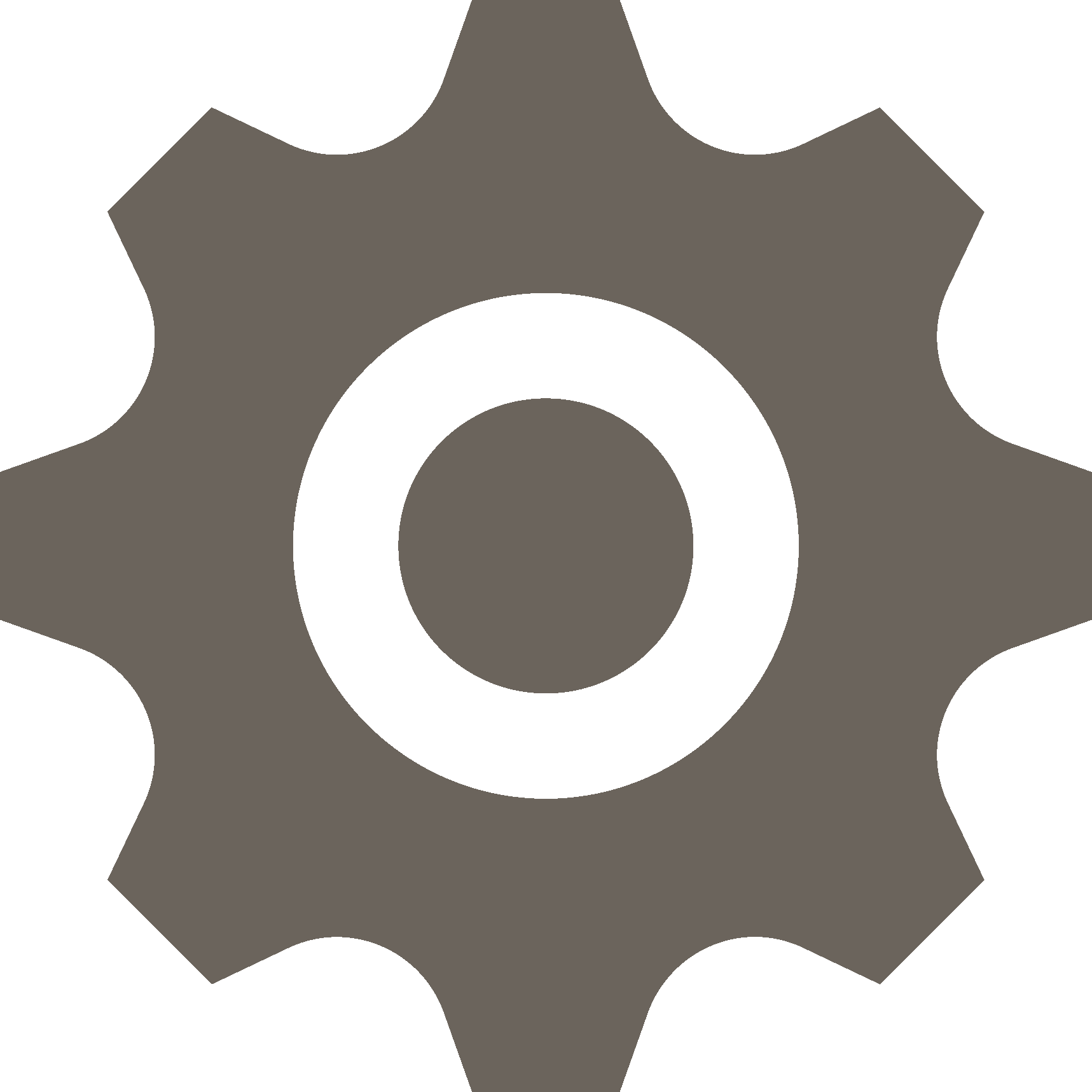 Gear Png Simple Free Icons And Backgrounds - Gear Flat Design Png Clipart (1717x1717), Png Download