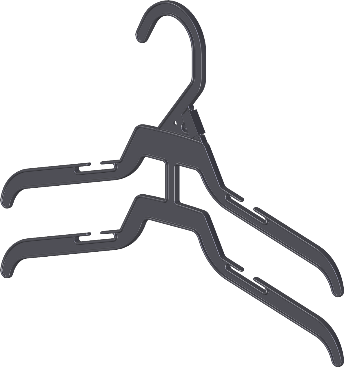 2260 Double Top Hanger - Illustration Clipart (2000x1566), Png Download