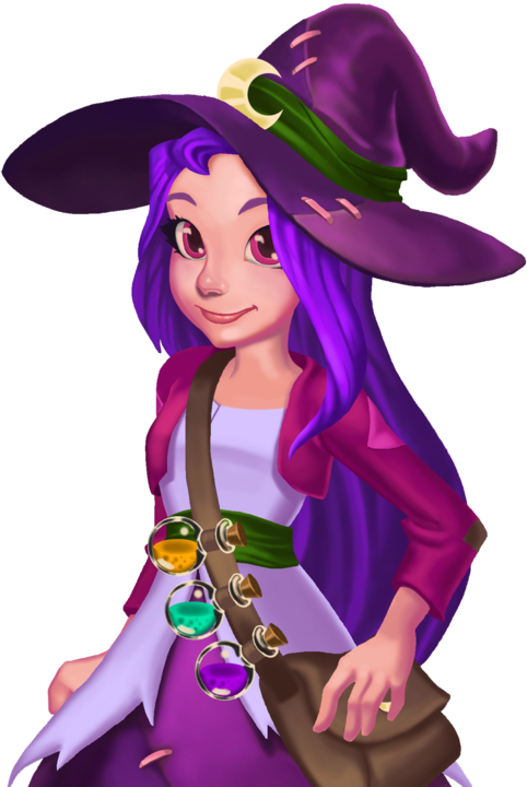 Luna Art - Cartoon Clipart (482x720), Png Download