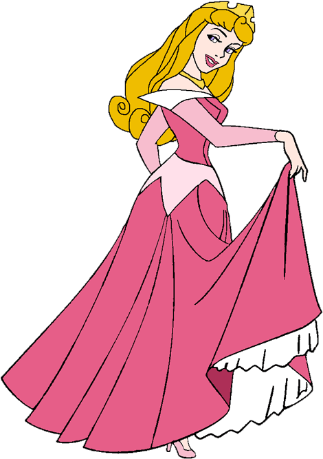 Sleeping Beauty's Aurora Clip Art 3 Disney Clip Art - Clip Art - Png Download (500x688), Png Download