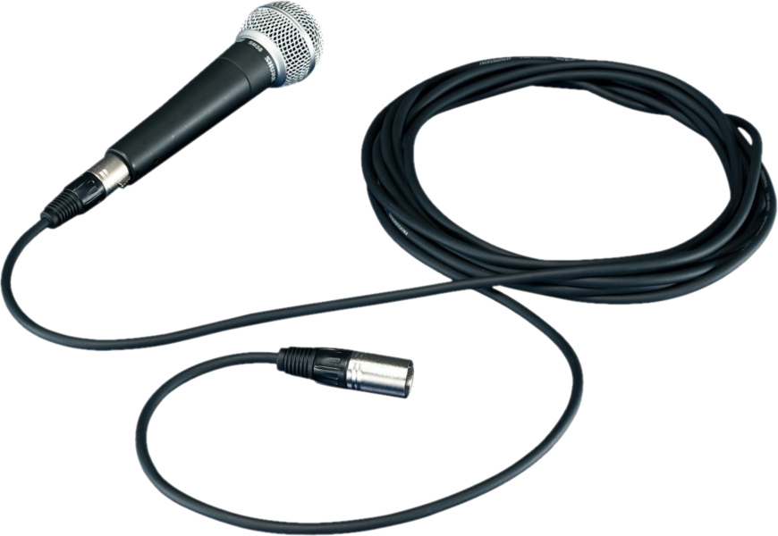 Microphone Clipart Wire Png Mic With Cord Png Transparent Png Full