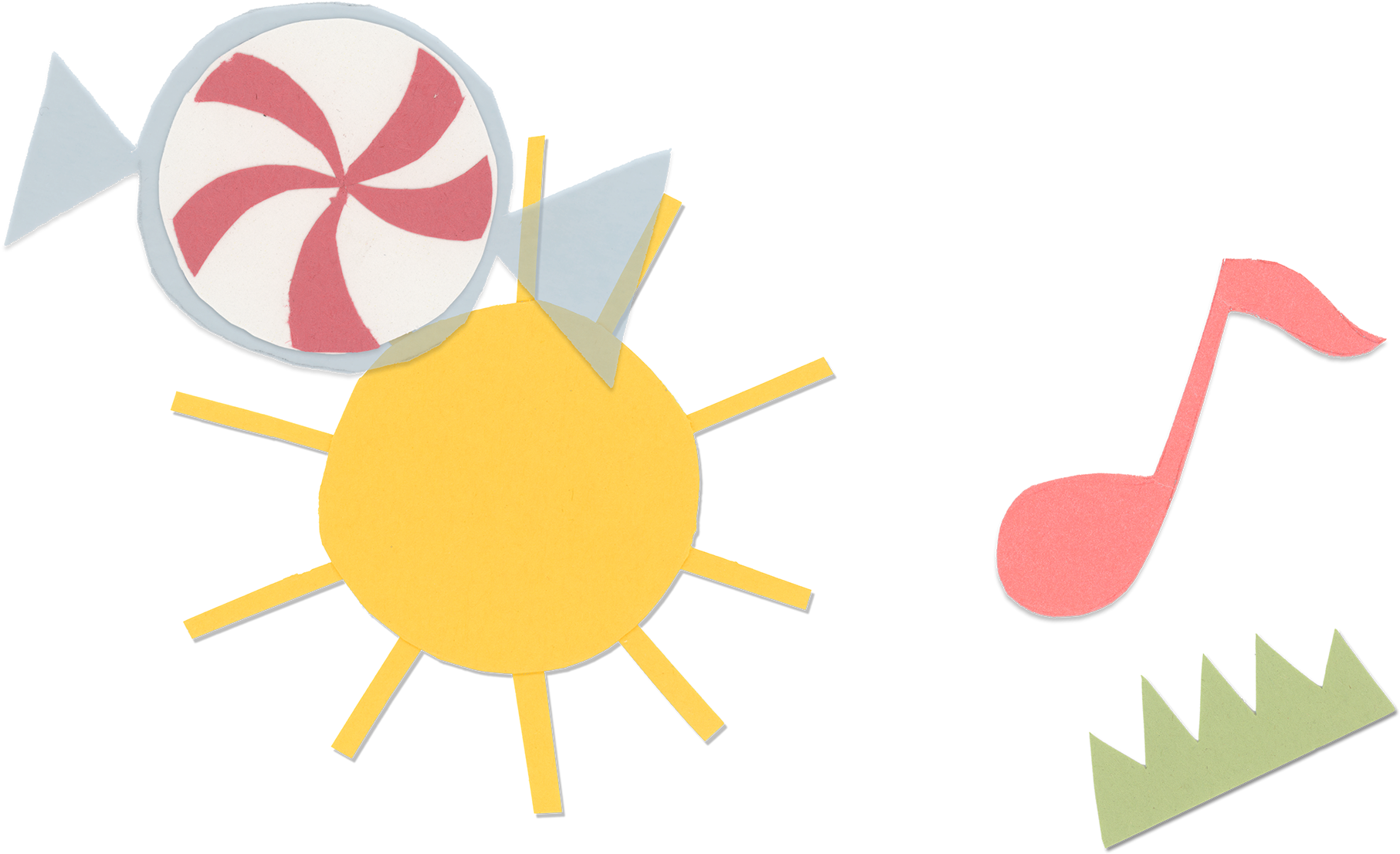 Scanned Cut Paper Objects Used In The Poster Clipart (1920x1290), Png Download