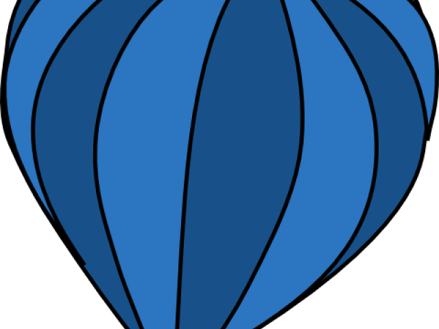 Single Clipart Hot Air Balloon - Png Download (640x480), Png Download