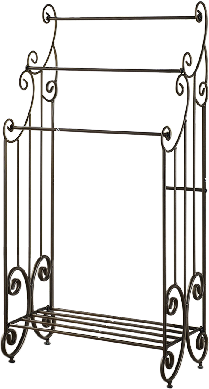 Iona Pewter Metal Transitional 3 Bar Free Standing Clipart (925x1414), Png Download