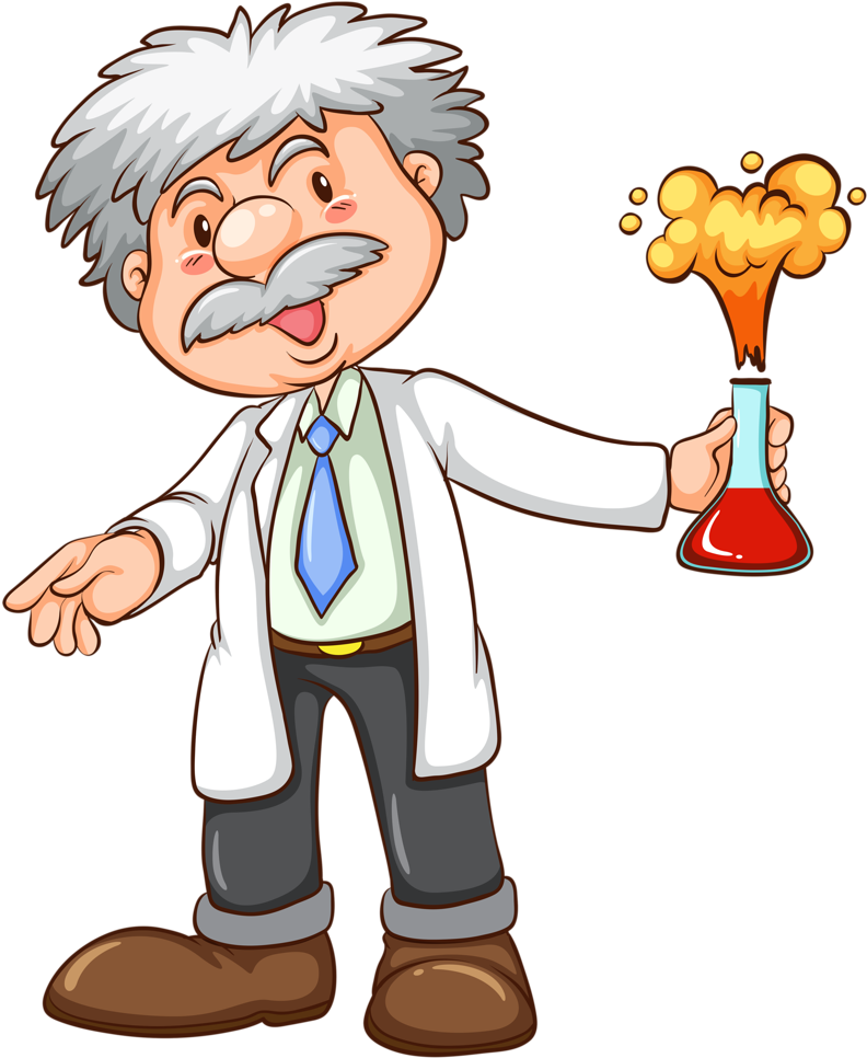 Profissões E Ofícios - Scientist Border Clipart (835x1024), Png Download
