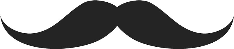 Mustache Rubber Stamp Clipart (800x800), Png Download