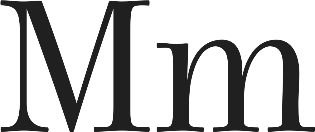The “m's” Are A Great Showcase For The Subtle Concave Clipart (2074x884), Png Download