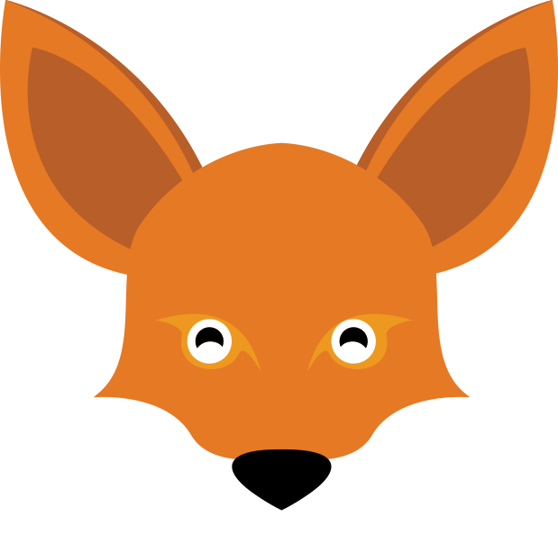 Autumn Leaf Emoji & Pumpkin Sticker - Red Fox Clipart (619x594), Png Download