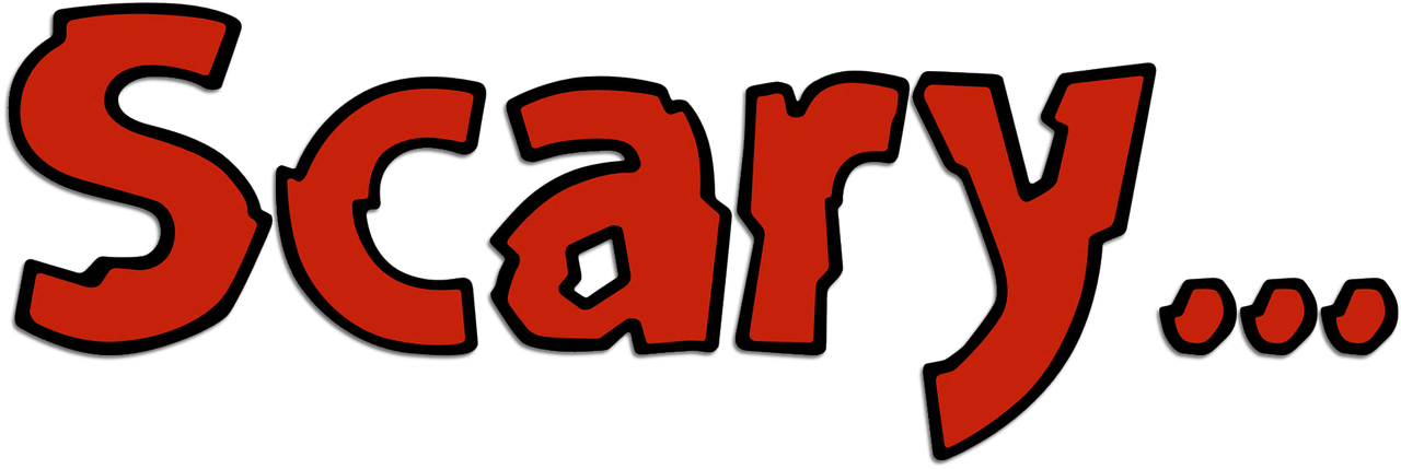 Scary Halloween Pop Art - Scary Halloween Cartoon Clipart (1280x429), Png Download