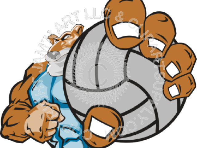 Panther Volleyball Cliparts - Eagle Basketball - Png Download (640x480), Png Download