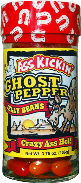 Ass Kickin' Ghost Pepper Jelly Beans - Ass Kickin Ghost Pepper Jelly Beans Clipart (600x600), Png Download