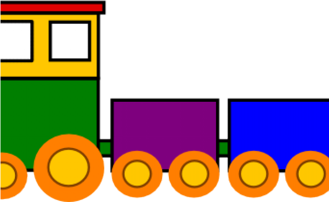 Long Clipart Toy Train - Train Clipart Png Transparent Png (640x480), Png Download