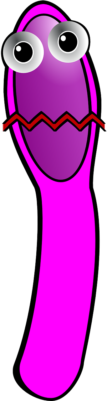 Worm Bacteria Virus Illness Png Image - Tetani Png Clipart (640x1280), Png Download