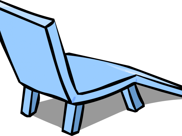 Chair Clipart Deckchair - Deckchair - Png Download (640x480), Png Download