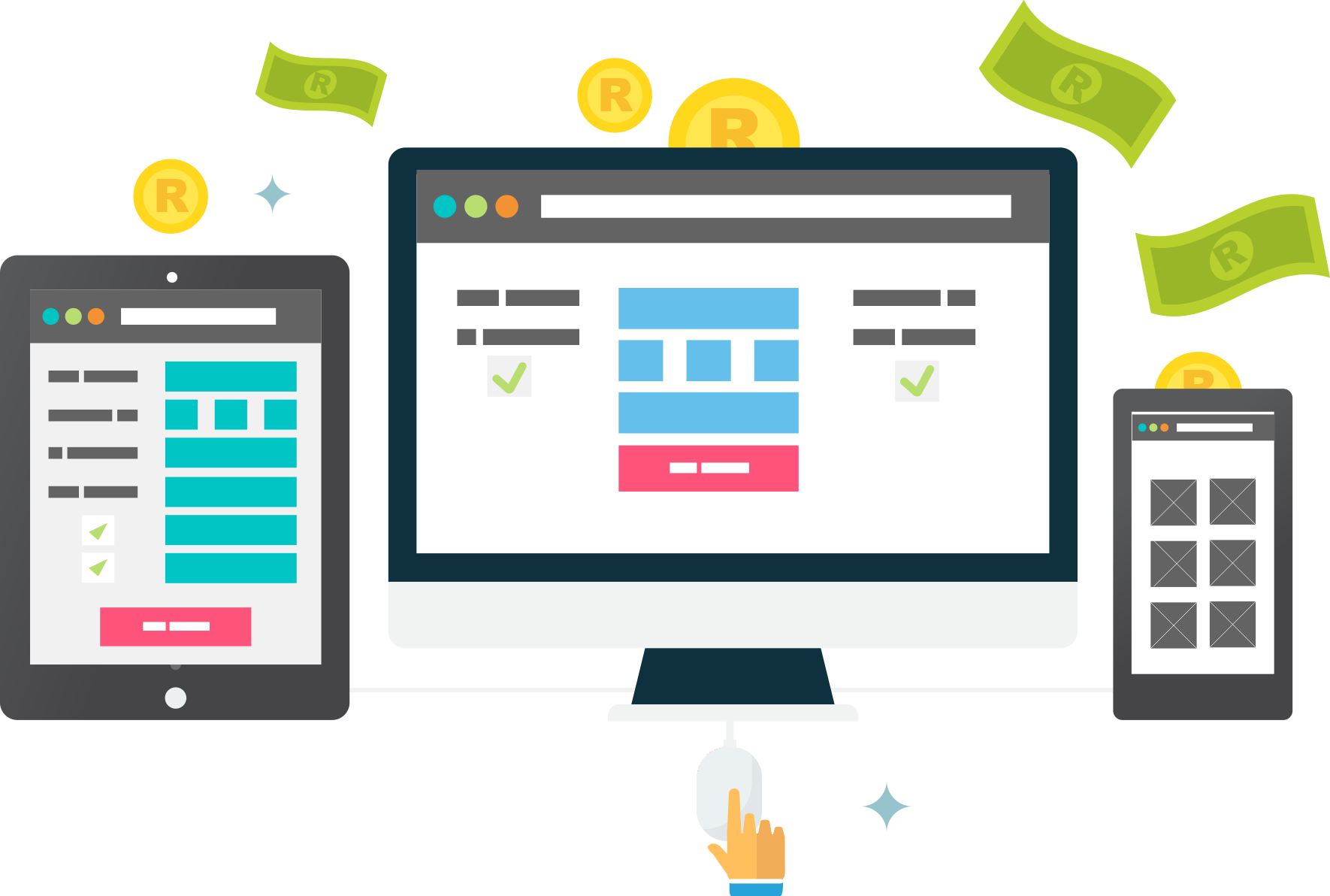 Digital Performance Based Marketing - Auction Software Clipart (799x539), Png Download