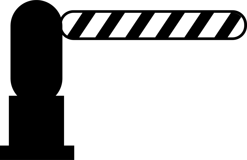 Barrier Closed Comments - Icon Clipart (980x636), Png Download