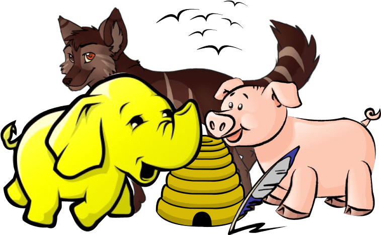 Apache Pig Logo Clipart (756x489), Png Download