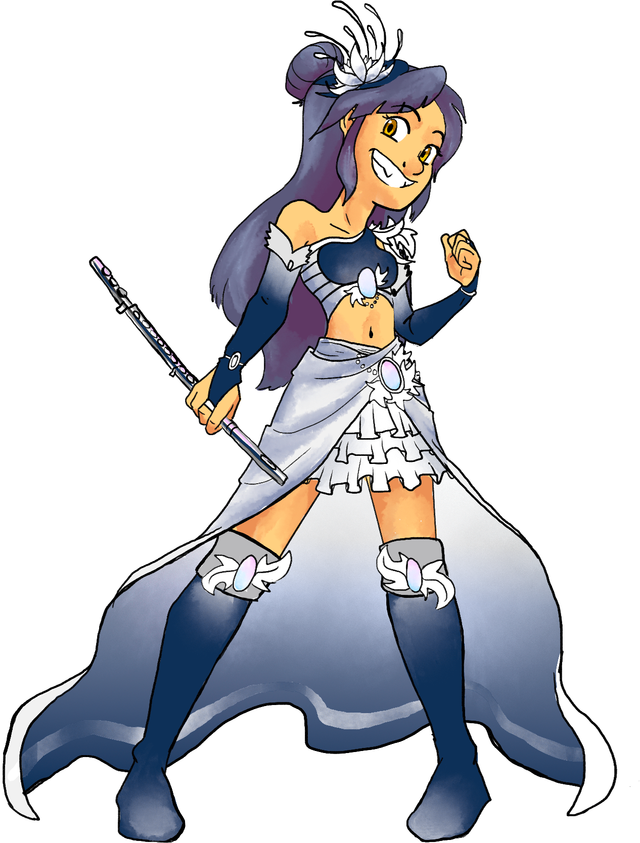 For More Examples Of My Sylestia Art, Check Out My - Cartoon Clipart (1390x1795), Png Download