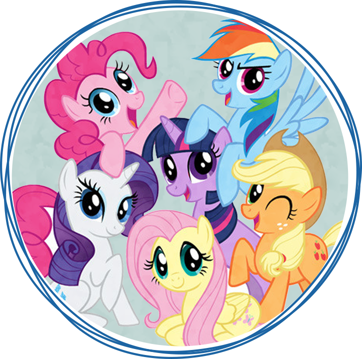 My Little Pony - Topper My Little Pony Clipart (721x716), Png Download