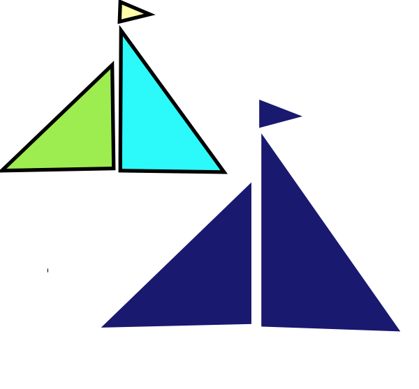 This Free Clip Arts Design Of Little Sailboat - Png Download (600x558), Png Download