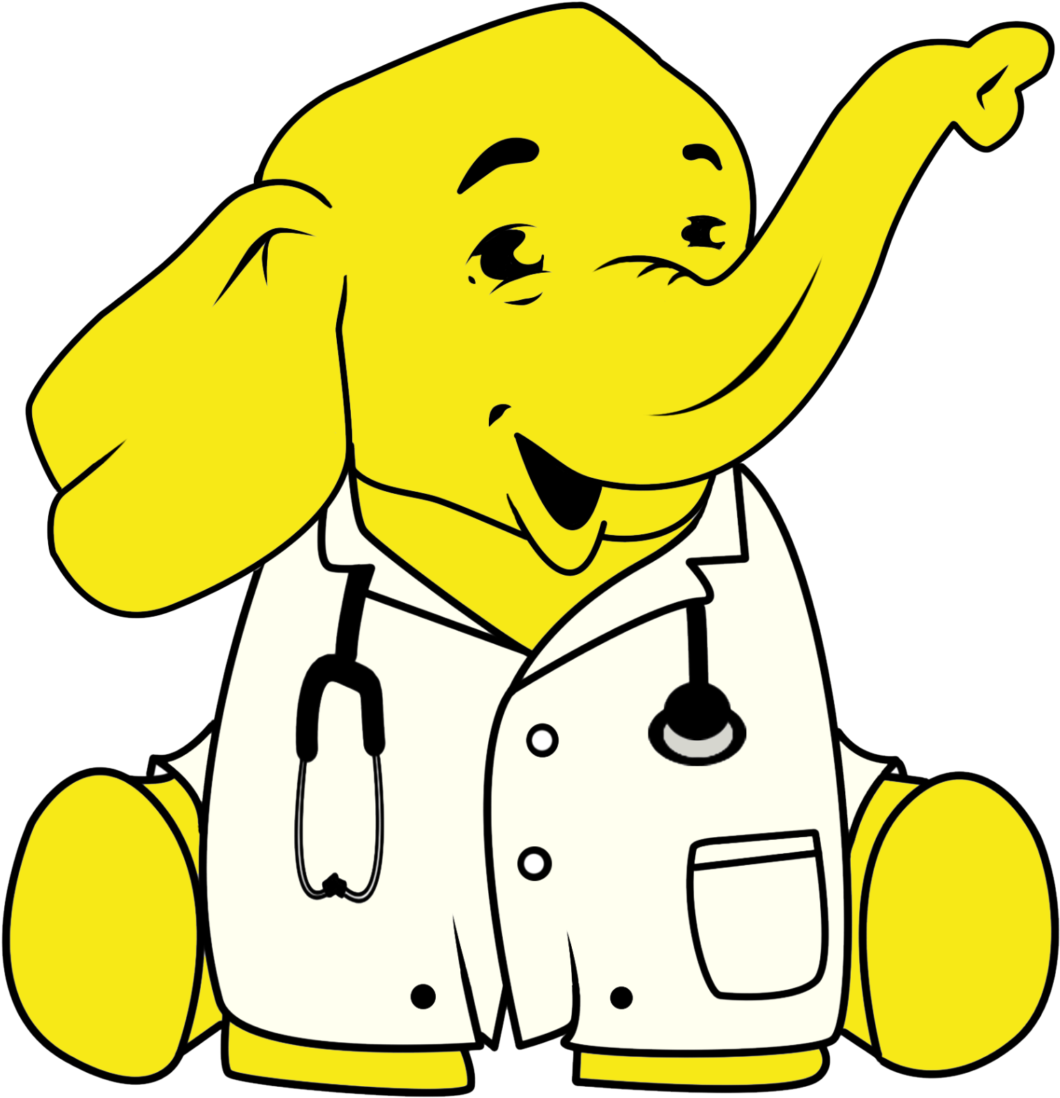 Doctor Clipart Elephant - Dr Elephant - Png Download (1999x1999), Png Download
