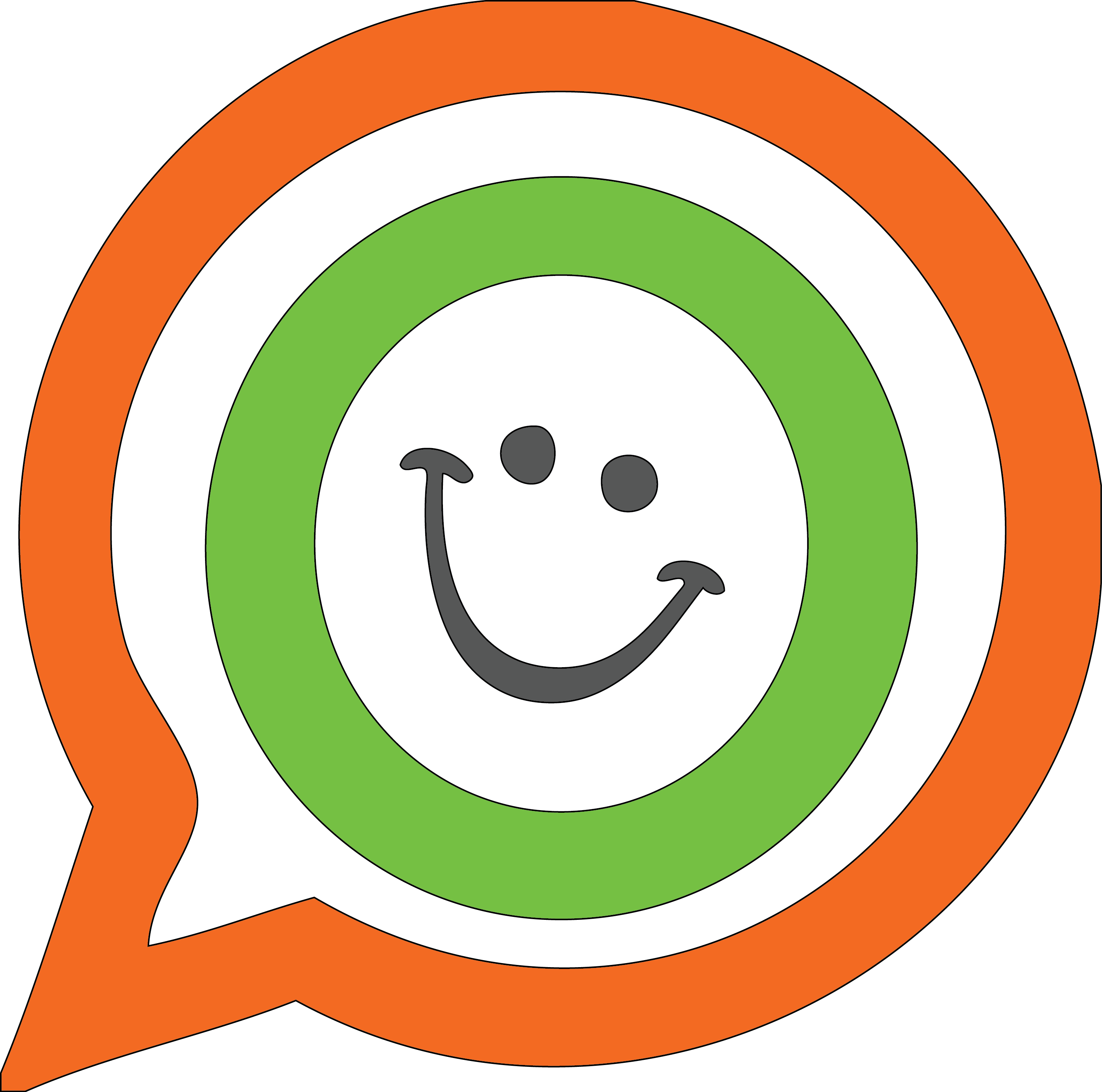 Clipart Royalty Free Download Indian Messenger Chat - Indian Messenger - Png Download (2983x2956), Png Download