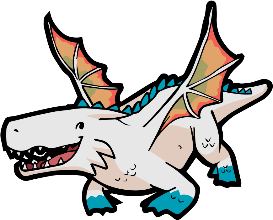 Presston The Dragon - Dragon Clipart (900x752), Png Download