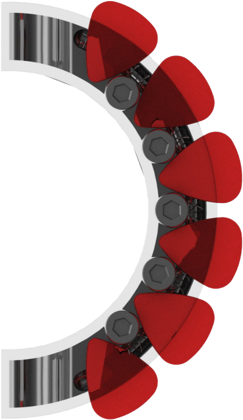 Guitar Pick Holder - Circle Clipart (522x1000), Png Download