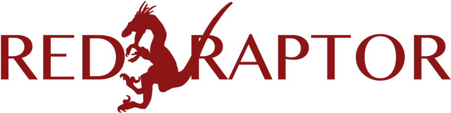 Red Raptor Logo Clipart (1000x400), Png Download