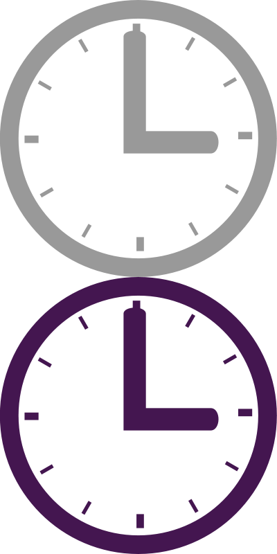 Reloj Pared Vector Clipart (400x800), Png Download
