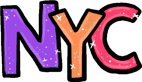 Mtv Nyc Sticker By Alba Paris Clipart (600x600), Png Download