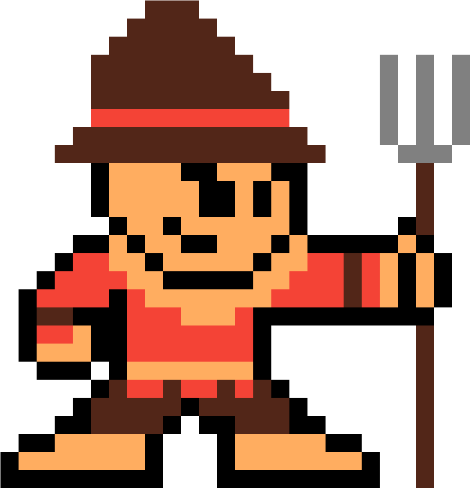 Scarecrow - Pixel Art Fnaf Balloon Boy Clipart (1184x1184), Png Download