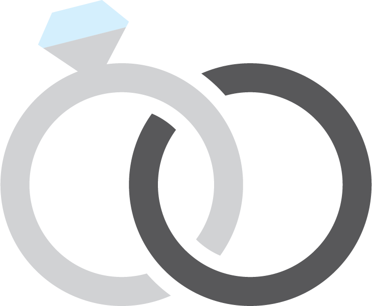 Marriage Icons - Circle Clipart (742x610), Png Download