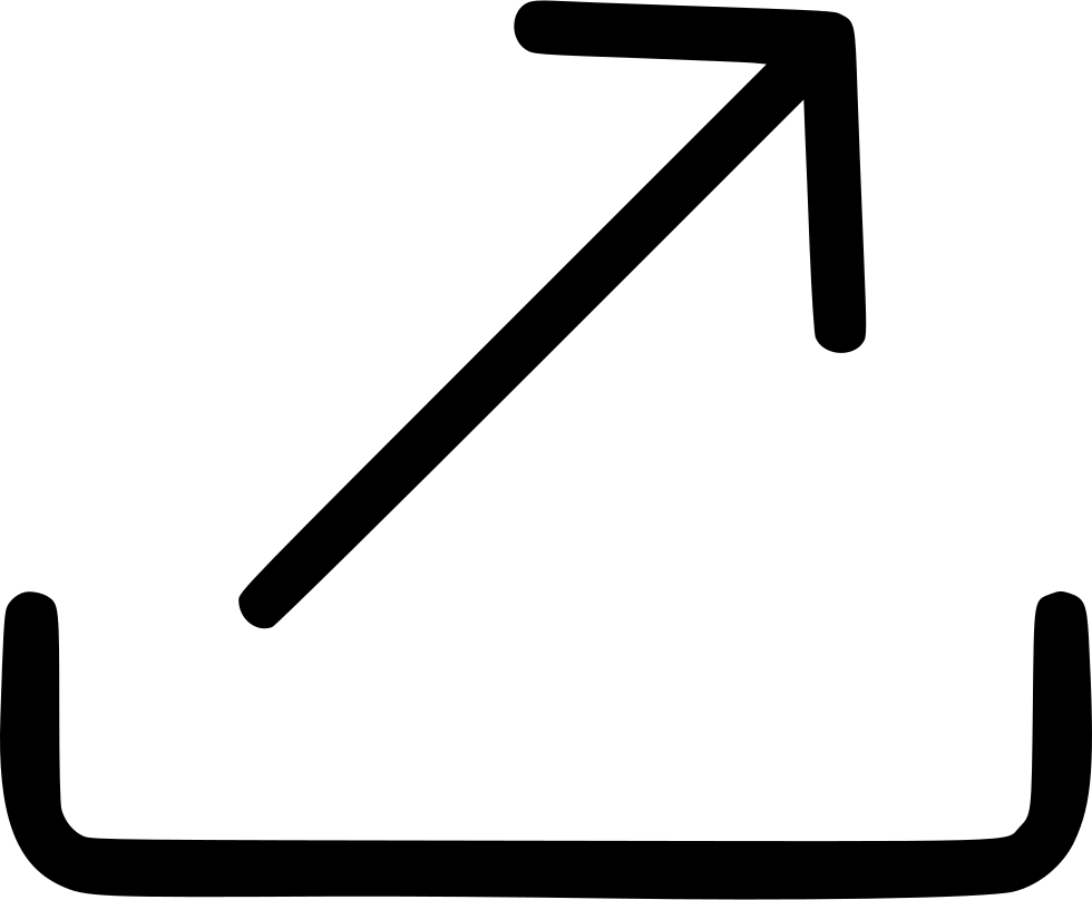 Png File - Inclined Arrow Clipart (980x808), Png Download