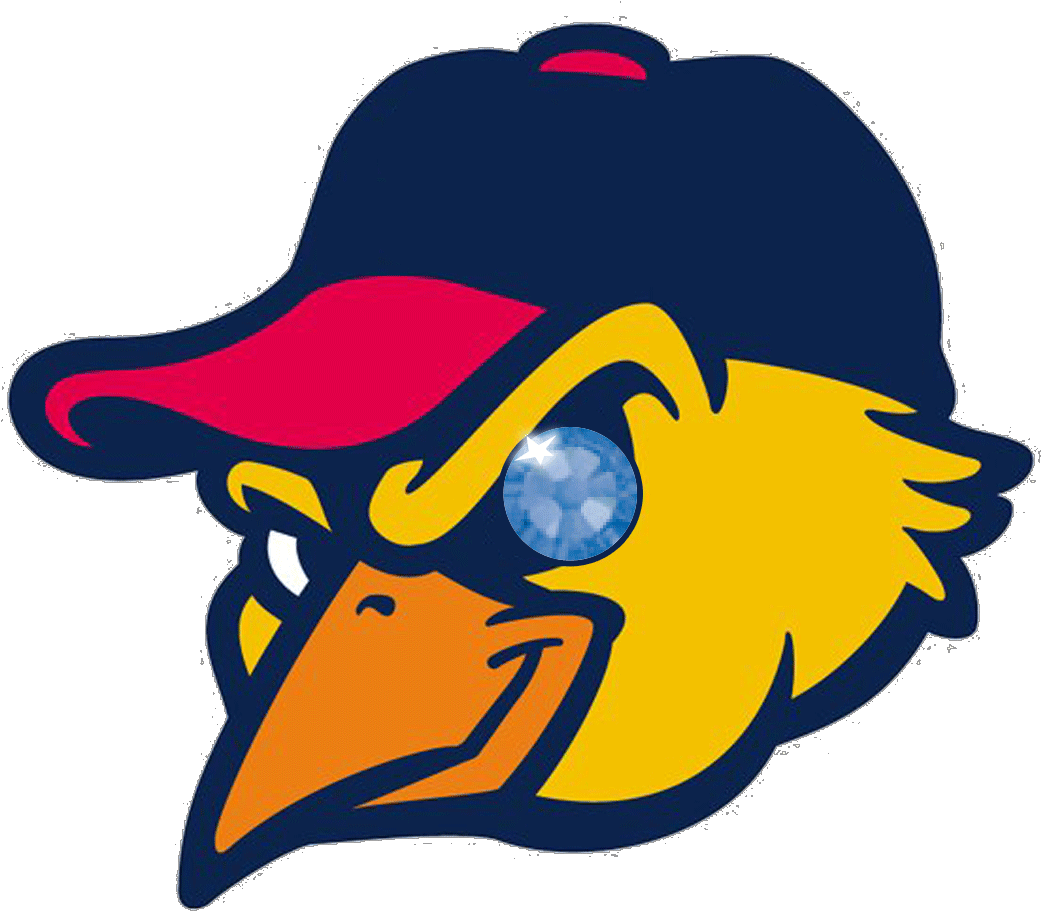 Trading Pin Gems - Mud Hens Baseball Clipart (1500x1500), Png Download