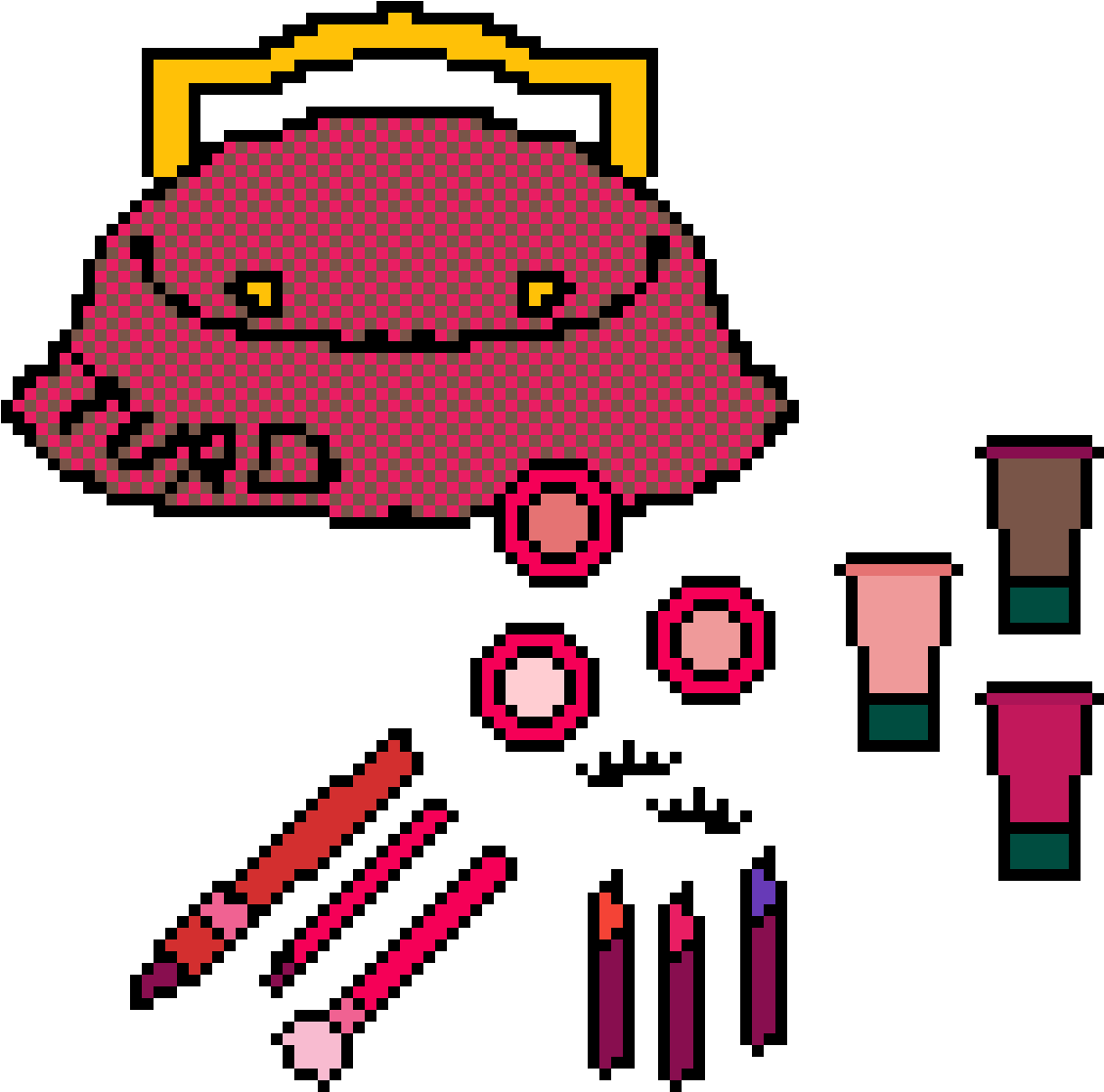 Turd Brand Make Up Set Clipart (1200x1200), Png Download