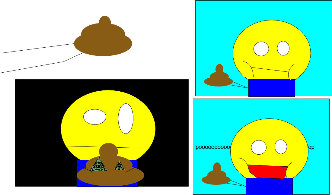 Turd- - Cartoon Clipart (1363x734), Png Download