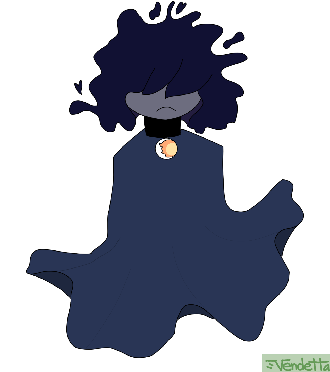 Un Misterioso Ser Hecho De Materia Oscura - Cartoon Clipart (1280x1451), Png Download