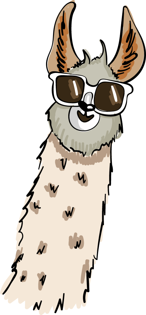 Clipart Llamas - Png Download (479x1032), Png Download