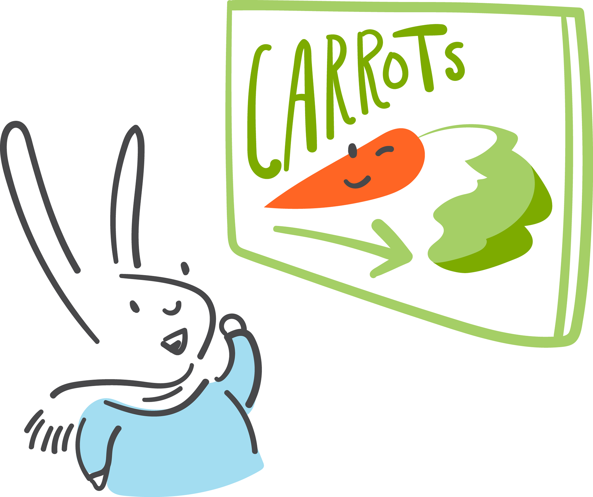 Jackrabbit, Drawing Rabbits Isn't Just A Requirement - Drawing Clipart (1920x1609), Png Download