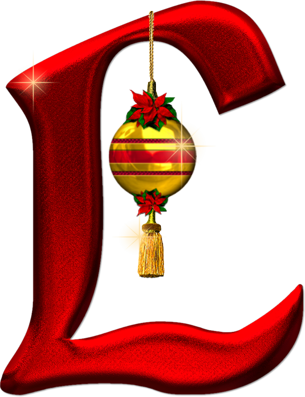 Gifs Y Fondos Pazenlatormenta - Letra L De Navidad Clipart (612x797), Png Download