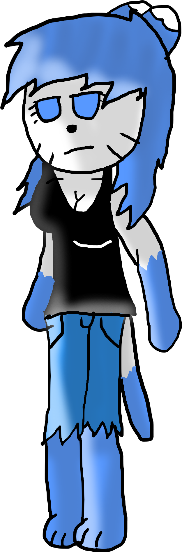 Artemis Nova Watterson Is The Daughter Of Vex Watterson Clipart (861x2042), Png Download