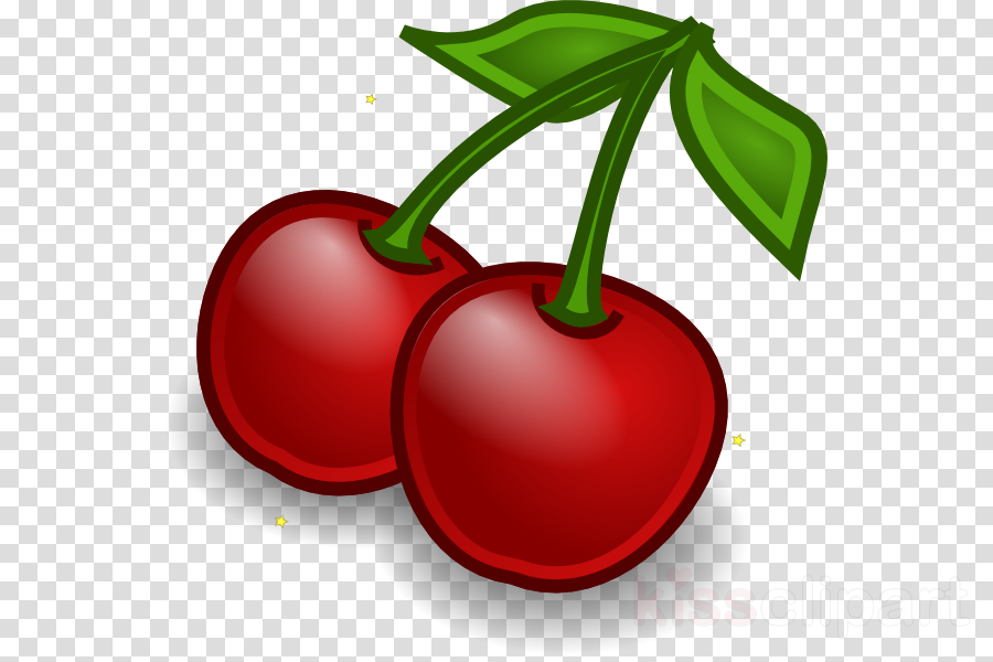Fruit Clip Art Clipart Cordial Fruit Clip Art - Red Cherries Shower Curtain - Png Download (900x600), Png Download