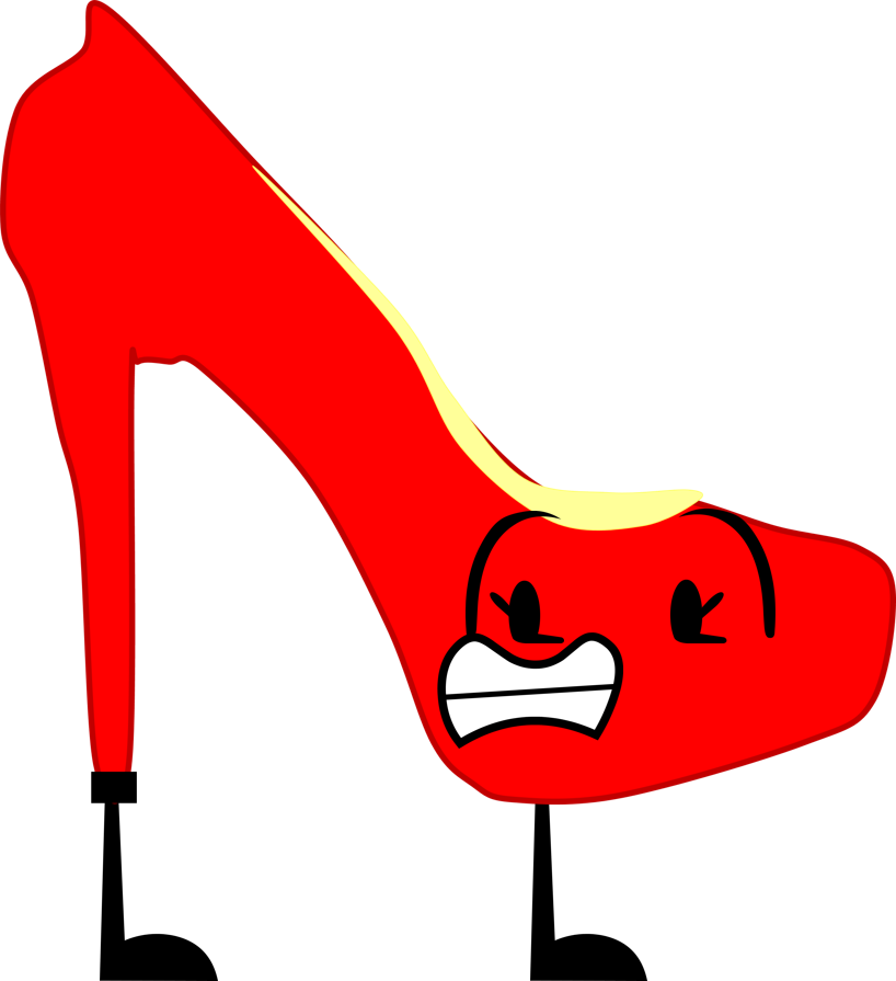 Image High Heel Pose - High-heeled Shoe Clipart (818x895), Png Download