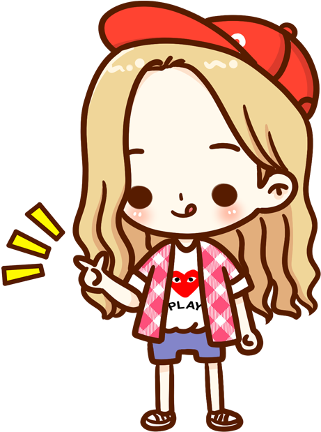 卡通人物q版人物卡通可爱萌男孩 - - 小 女孩 Q 版 Clipart (640x640), Png Download