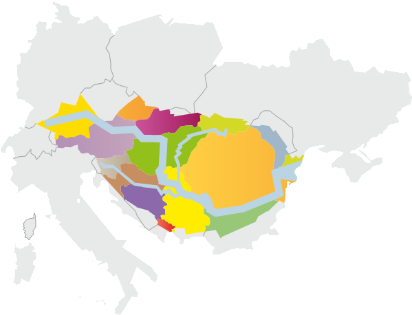 Morphological Skeleton - Europe Clipart (680x480), Png Download
