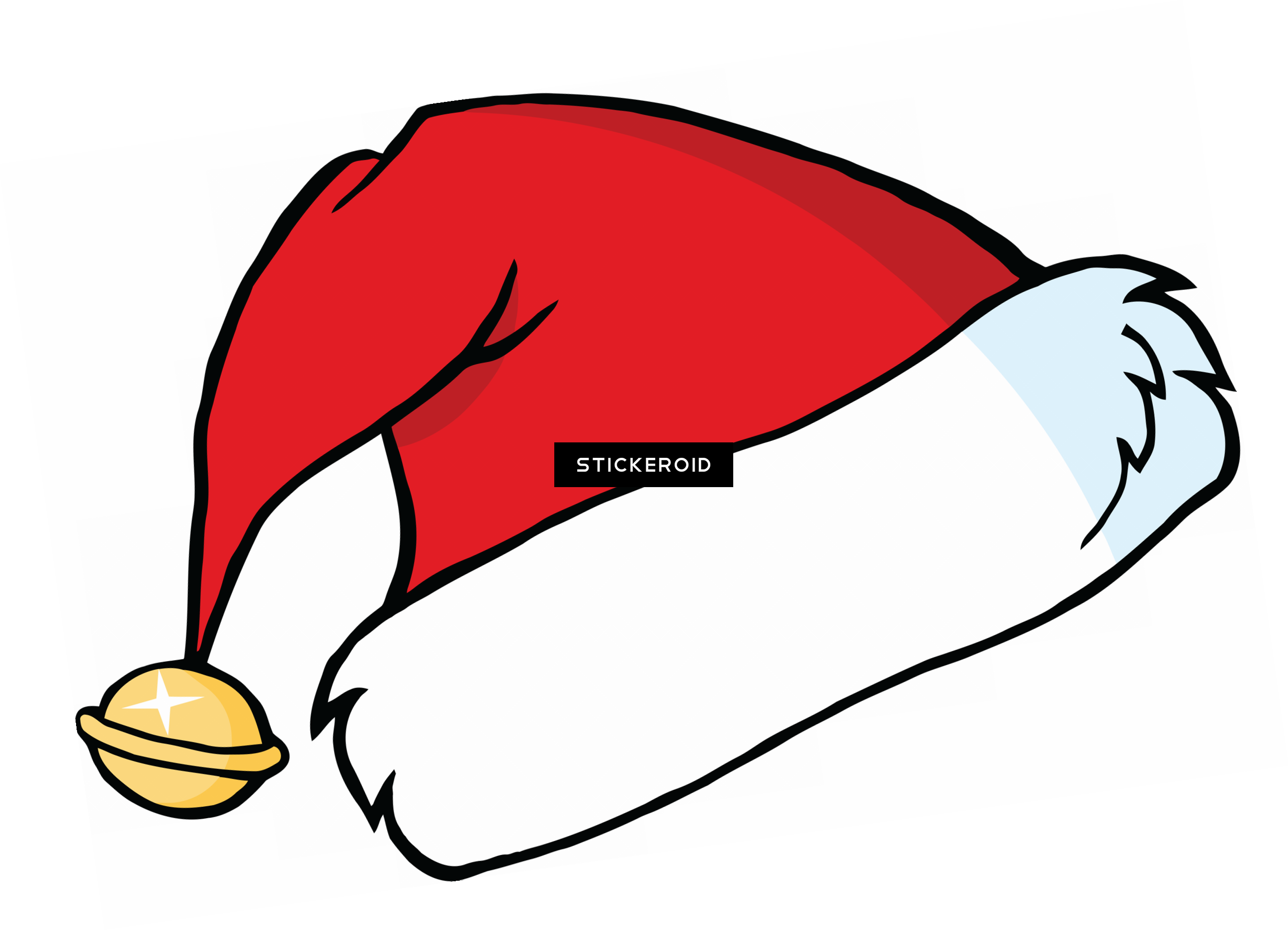 Santa Claus Hat Holidays Clipart (2591x1871), Png Download