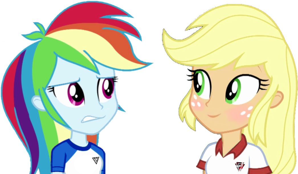 Appledash Applejack Artist Fella Blushing Artistfella Clipart (1052x614), Png Download